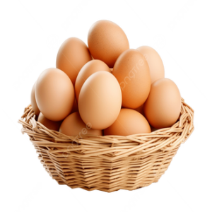 rsz 1pngtree fresh chicken eggs in woven bamboo basket isolated with clipping path png image 13140306